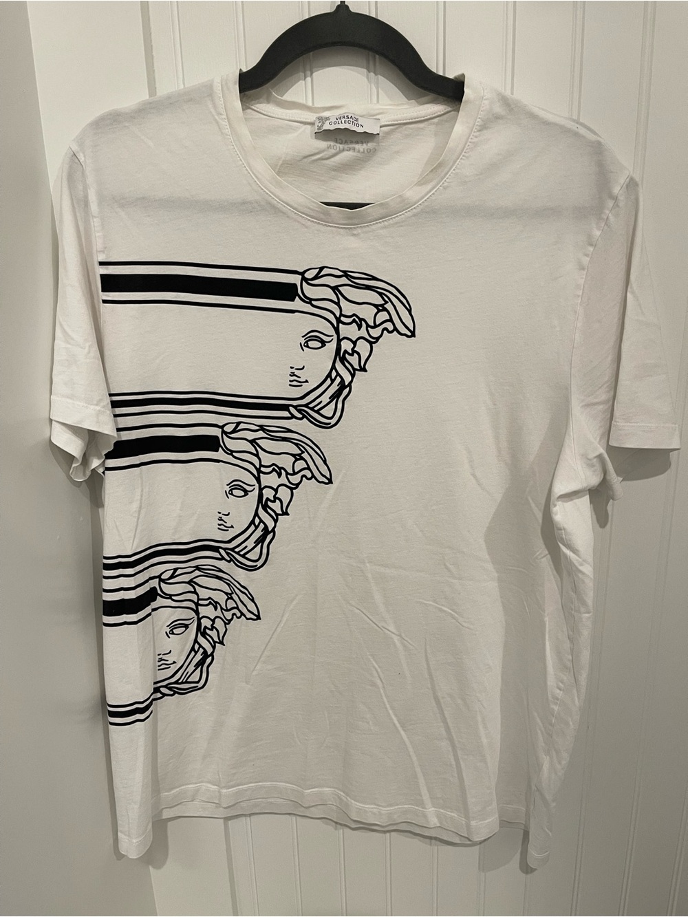 Men’s Versace Graphic Tee Medusa Faces size XL authenticated